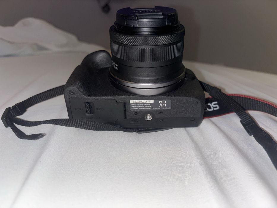 ítulo: Canon EOS R50 como nova + lente 18–45mm – 680€