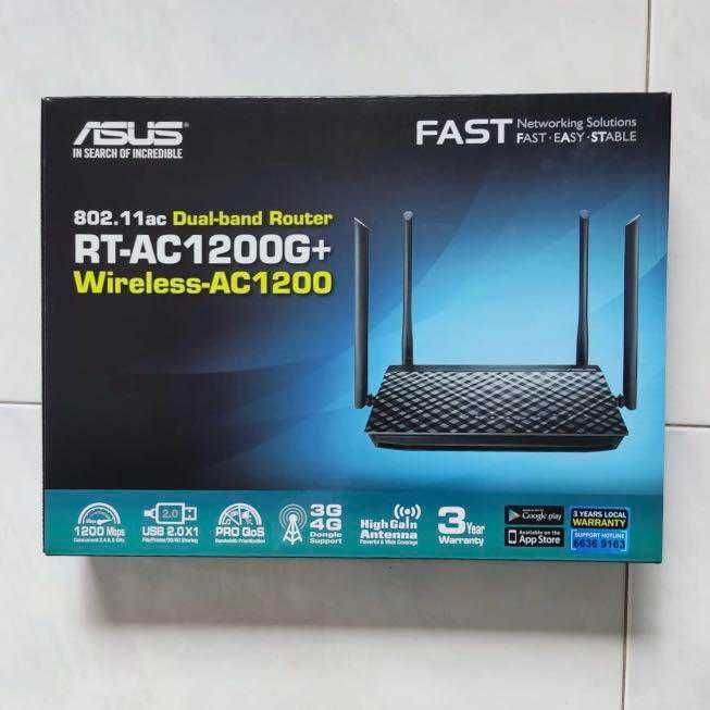 Router Asus RT-AC1200G+
