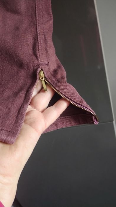 Spodnie ciemne bordo