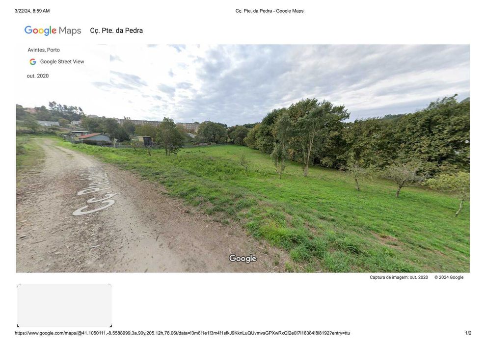 Terreno Rústico com cerca 5.500m2 em Avintes, Vila Nova de Gaia