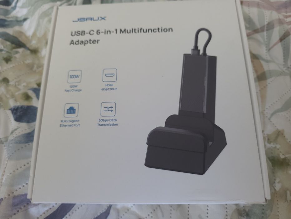 Jsaux USB-C Adapter 6 in 1 Steam Deck