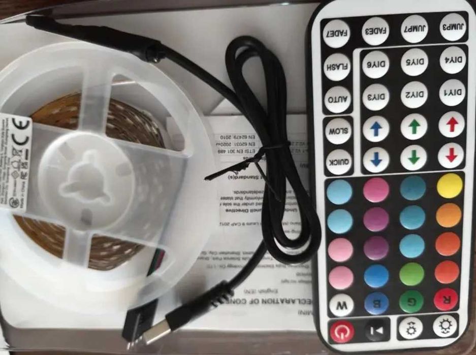 5, 10, 15, 20, 30 м Світлодіодна LED стрічка RGB 5050 USB