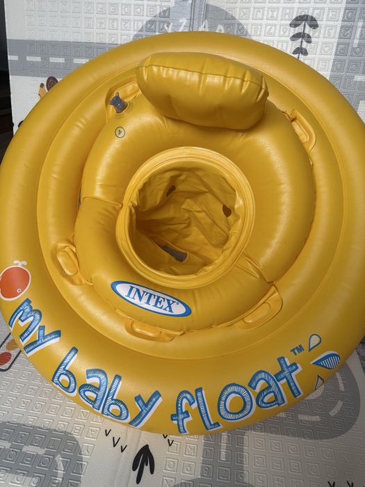 Дитячий надувний пліт-коло intex