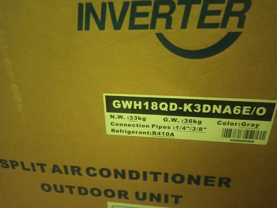 Кондиціонер Gree GWH18AAD-K3DNA5E (BORA INVERTER) на 45 м2  новий