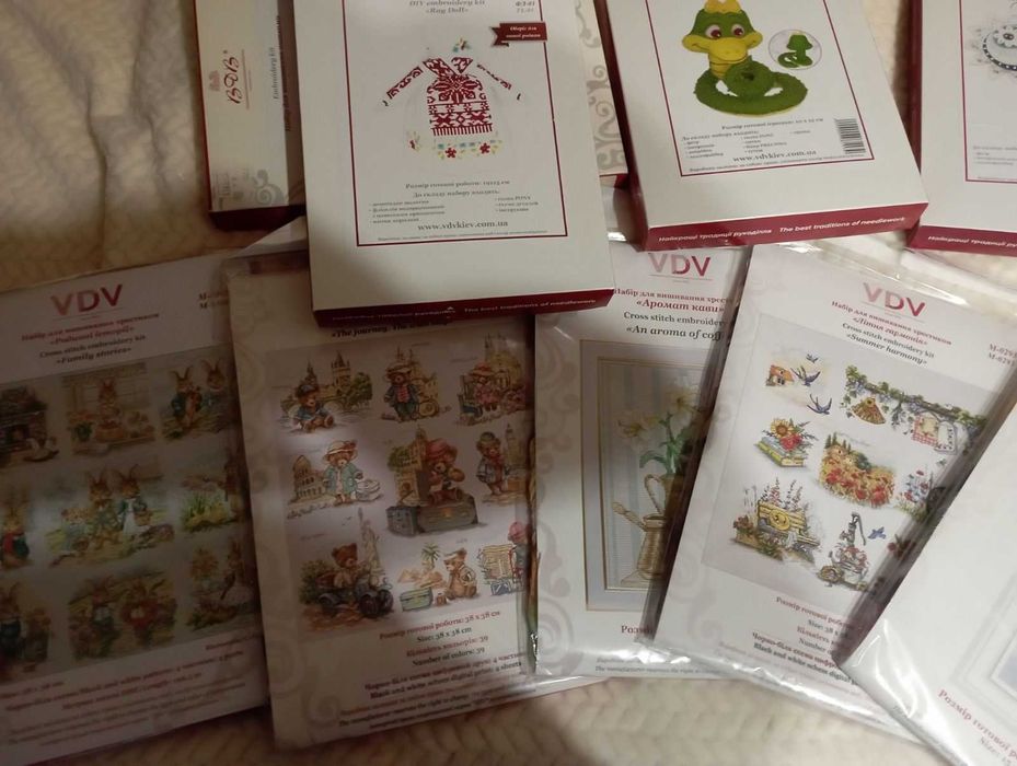Рукоділля, нитки, бісер,схеми,набори для вишивання