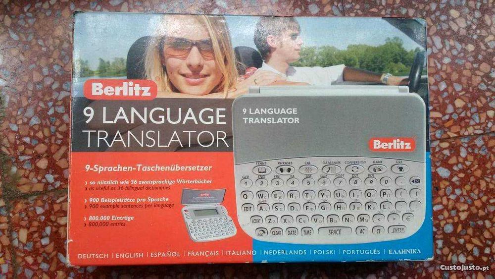 Aparelho Tradutor Línguas (9 línguas) como novo