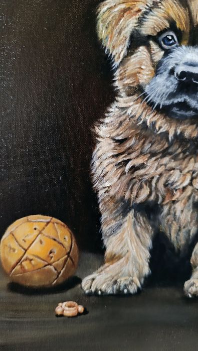 Картина маслом "Верность"