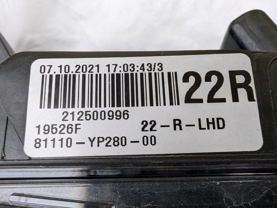 Reflektor, lampa Toyota Chr, led przód, lampa full led lift orygin