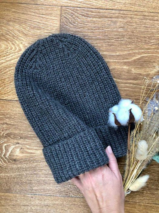 Шапка, 90% меринос, 10% кашемір