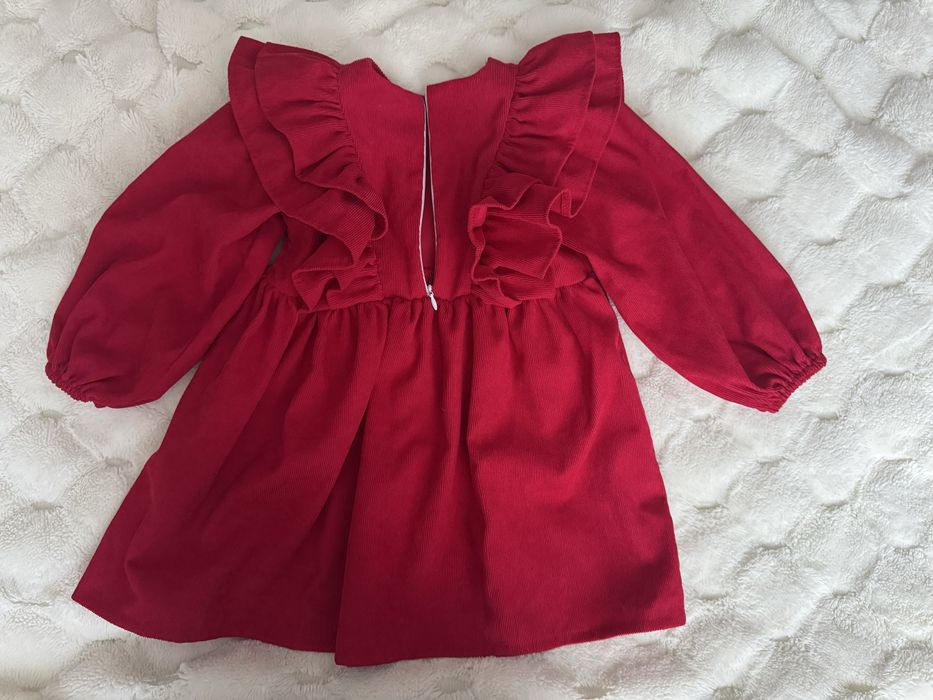 Нова червона сукня червоного кольору 98 розмір 1,5-2,5 роки
