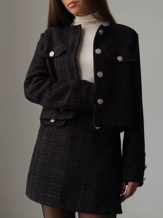 Стильний твідовий піджак