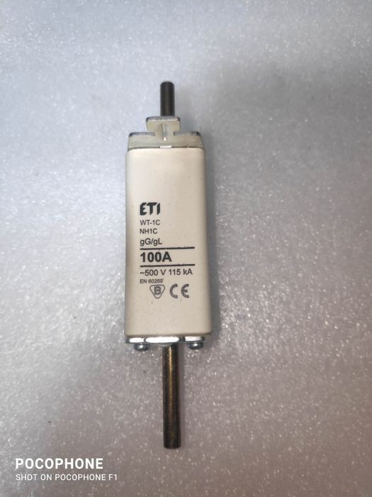 Bezpiecznik mocy WT-1 C 100A gG/gL