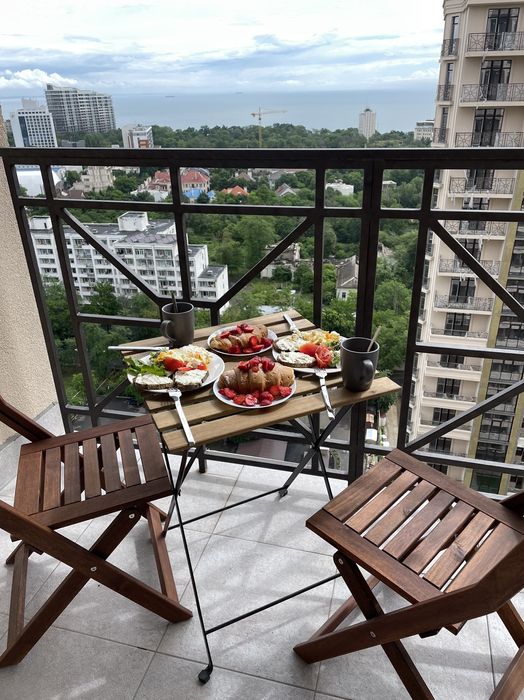 Подобово.Посуточно.Аркадия.Шикарная квартира с террасой,вид моря