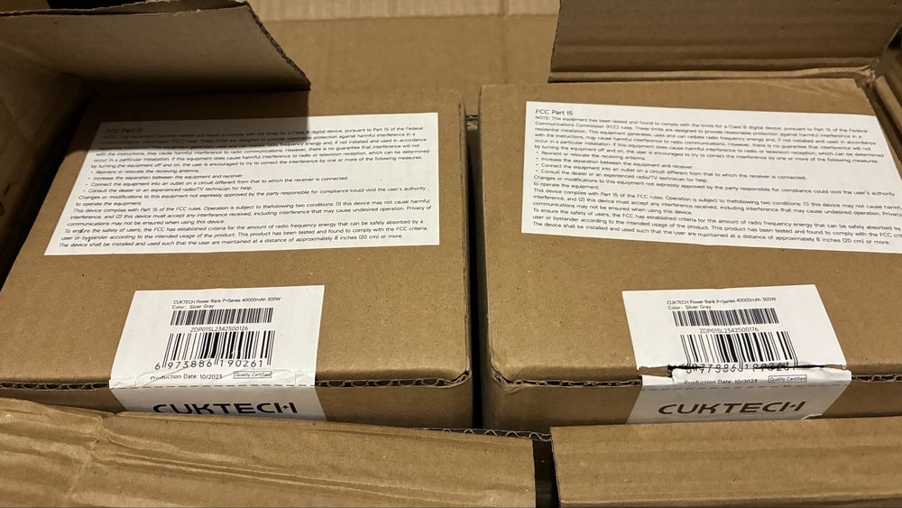 павербанк XIAOMI CUKTECH 30 Power Bank P01 40000mAh 300W