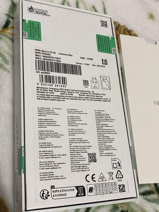 Telefon OPPO Reno13 FS 5G .512Gb