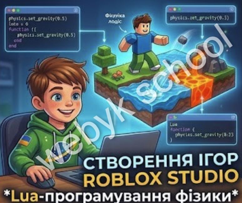 Репетитор Roblox Studio , Minecraft  та Python | Програмування для дітей 7–16 років | Онлайн