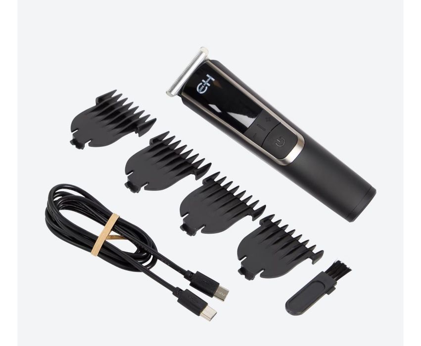 Máquina barbear com ecrã led nova64752095718531121