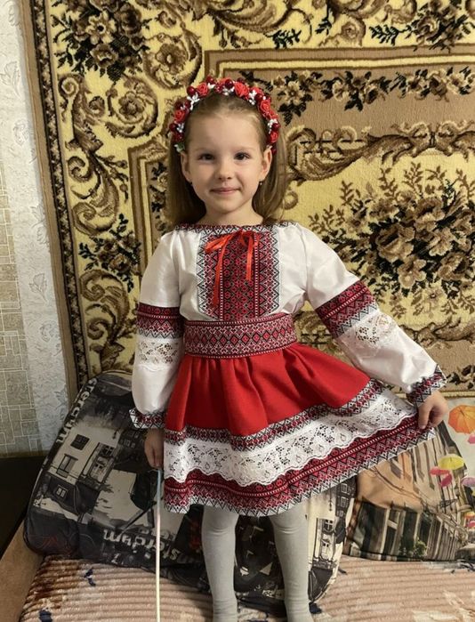 Вишиванка для дівчинки, національний костюм, вышиванка для девочки