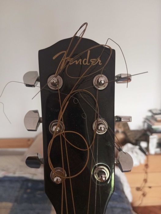 Vendo Guitarra Eletroacústica Fender CD 60SCE como Nova