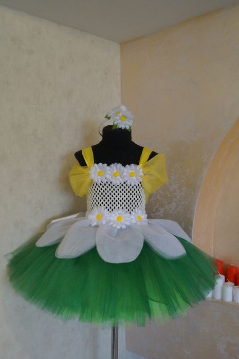 Плаття  для дівчинки ромашка та незабутка