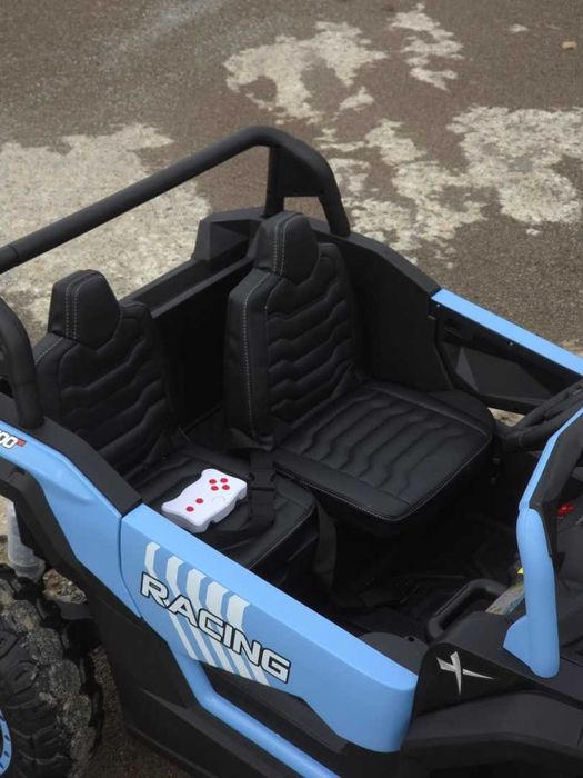 Autko na akumulator MEGA Buggy ATV Racing 4x4 Jasny Niebieski 24V 14Ah