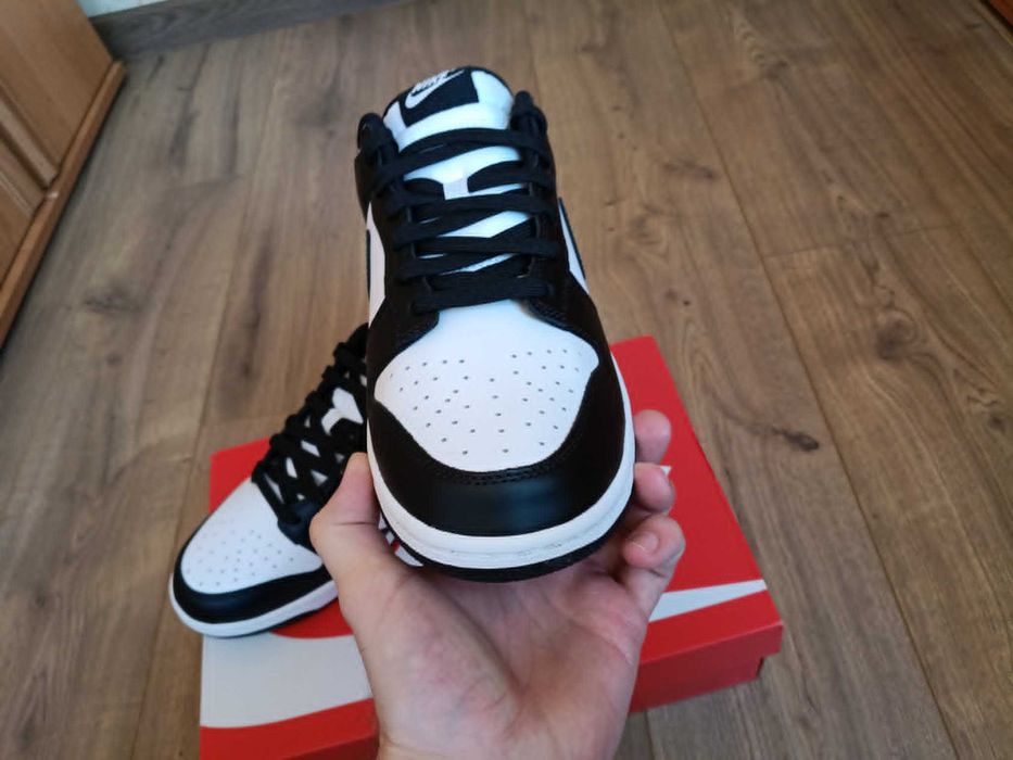 Nike Dunk Low Retro "Panda" Biało-Czarne Rozmiar 45 wkładka 29 cm pudełko