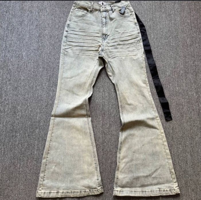 Флейрд джинси Rick Owens Bolan Bootcut/ джинсы рик овенс болан буткат