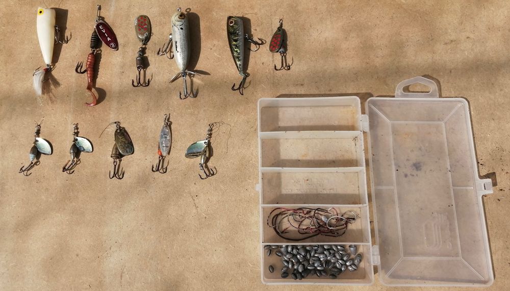 conjunto de amostras de pesca duras