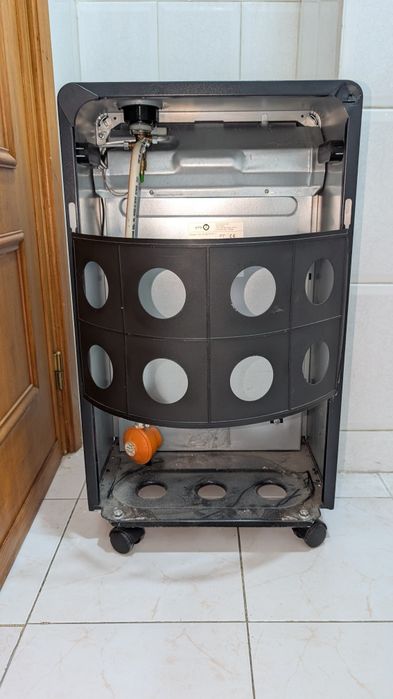 Aquecedor Gás  Galp - Painel de Vidro Preto