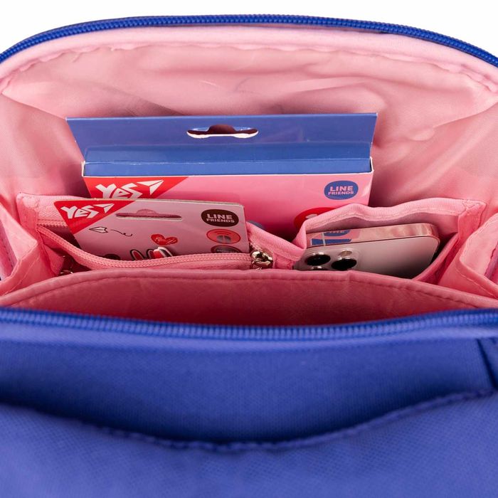 Рюкзак шкільний каркасний YES Purr Meow H-100 + пенал + сумка