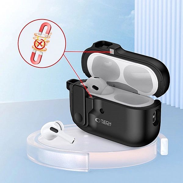 Tech-Protect Slim Hook Apple Airpods Pro 1 / 2 Black