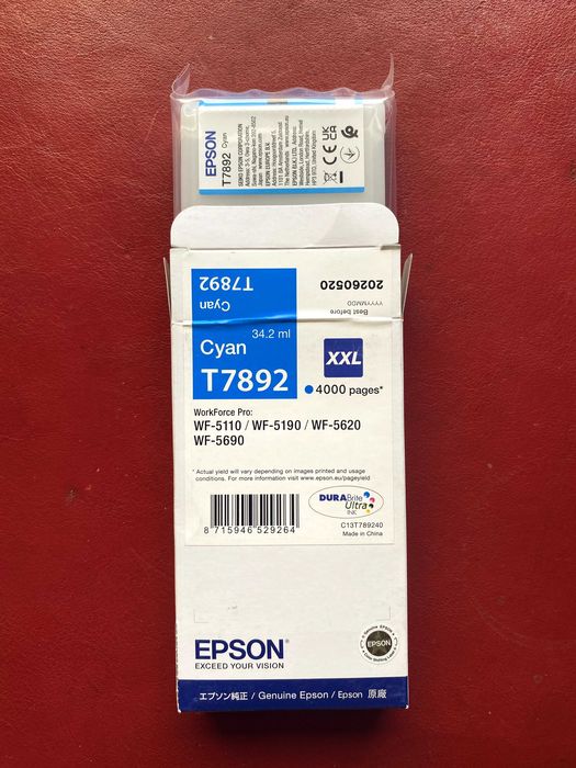 Tinteiros XXL EPSON (Azul, Amarelo e Magenta) NOVOS