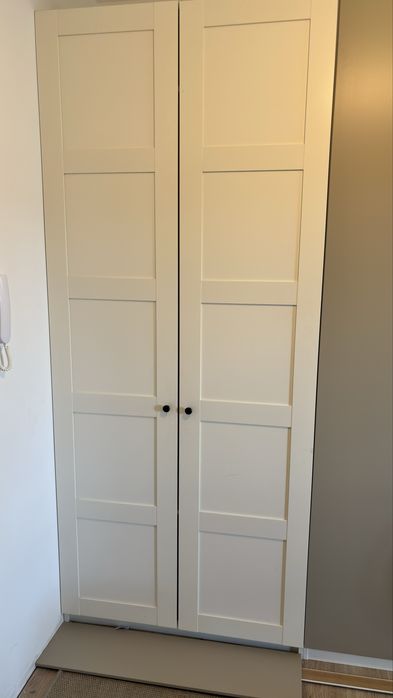 BERGSBO 5 szt. Drzwi, biały, 50x229 cm