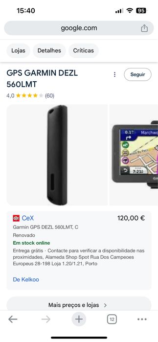 Gps garmin dezl 560 lmt