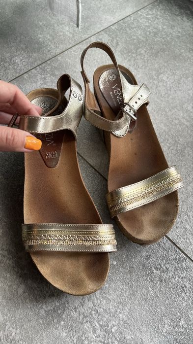 Sandalki damskie 40 Venezia vera pelle
