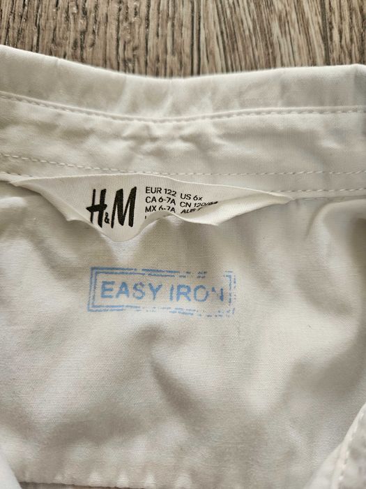 Koszula elegancka H&M 122 easy iron