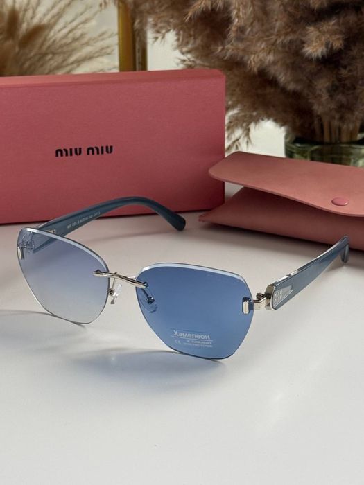 Жіночі сонцезахисні окуляри miu miu хамелеони