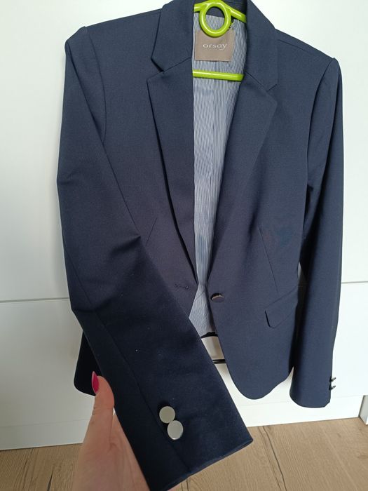 Granatowa marynarka Orsay