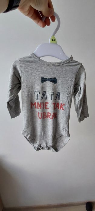 Body z długim rękawem 68 cm