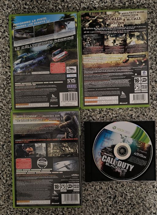 Conjunto de 4 jogos Xbox 360