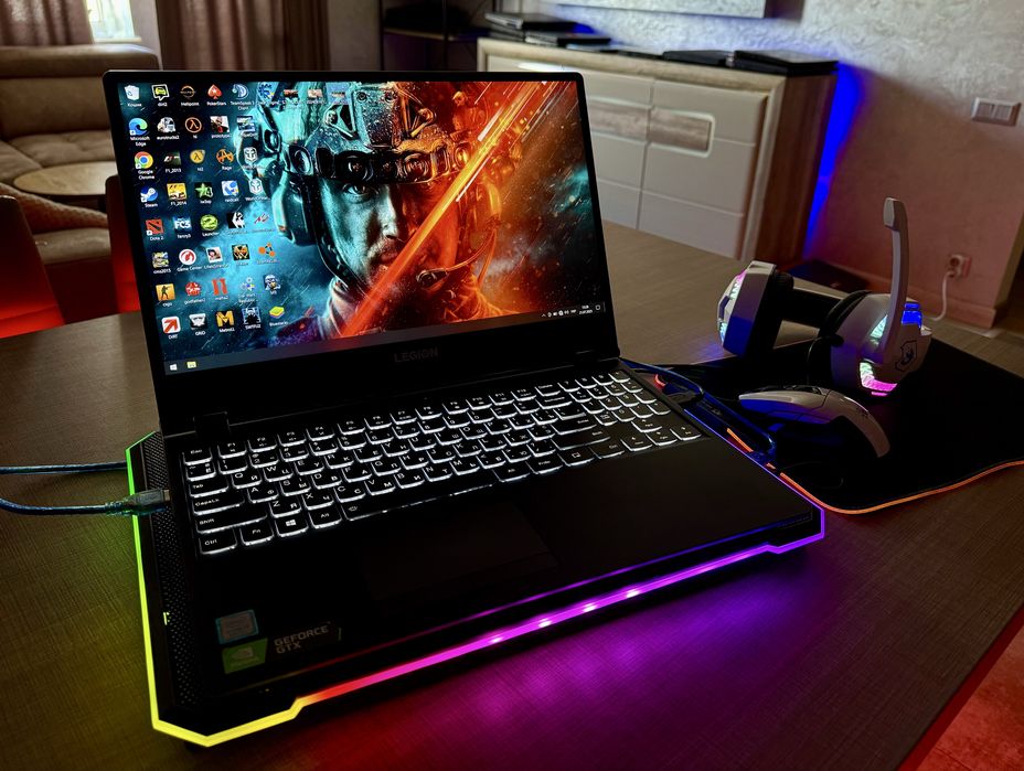 ЗСУ Скидка! Мощный игровой ноутбук Lenovo Legion с комплектом девайсов