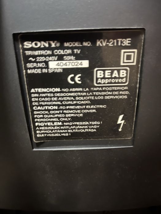 Tv SONY de 21 polegadas