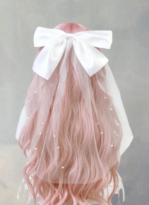 Welon Ślubny krótki na spince impreza Ślub Panieńskie