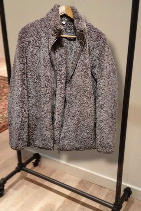 Флисовая плюшевая кофта на молнии UNIQLO, р. S/М