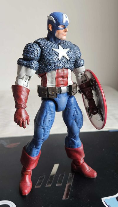 Captain America figurka Shinigami Customs unikat dc marvel custom spiderman xmen legends select mcfarlane toys