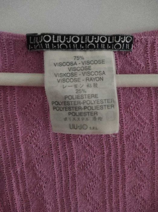 Kardigan sweter damski różowy M