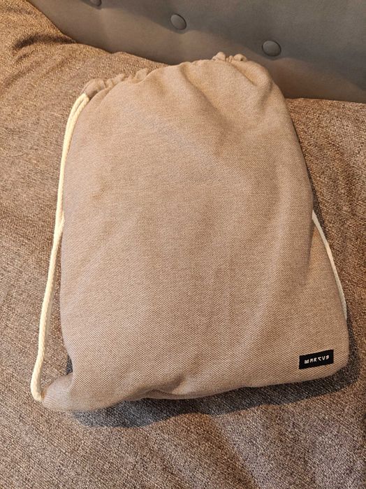 lniany plecak-poduszka