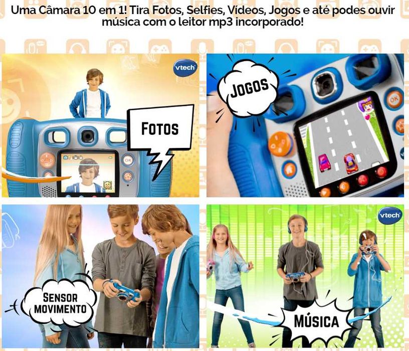 Kidizoom Duo - Maquina fotográfica multimedia infantil 10 em 1