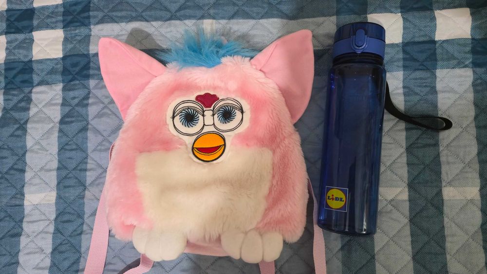 Furby Babies Pink Backpack 1999 / Mochila Furby Vintage