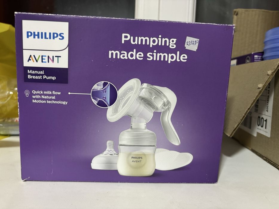 Набір для зціджування, годування грудьми, Philips Avent ручний